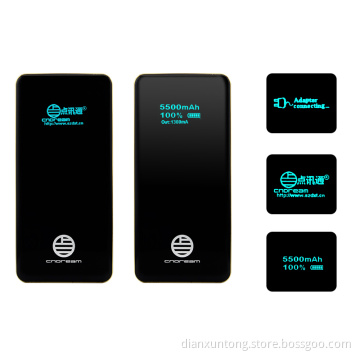5000~5500mAh Lithium-Ion Polymer OLED Power Bank for iPhone